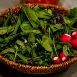a basket of vegetables