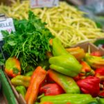 red and green bell peppers