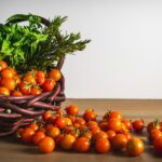 orange fruits on brown woven basket